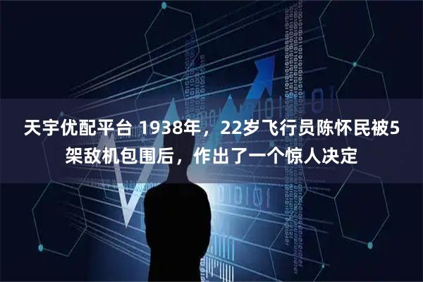 天宇优配平台 1938年，22岁飞行员陈怀民被5架敌机包围后，作出了一个惊人决定